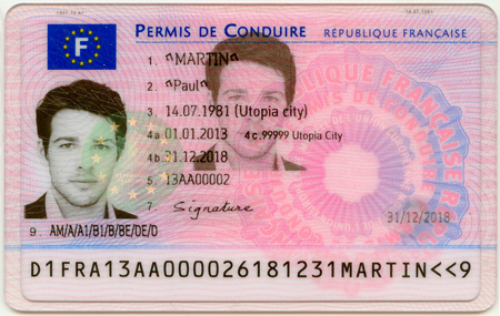 Permis de conduire 2013