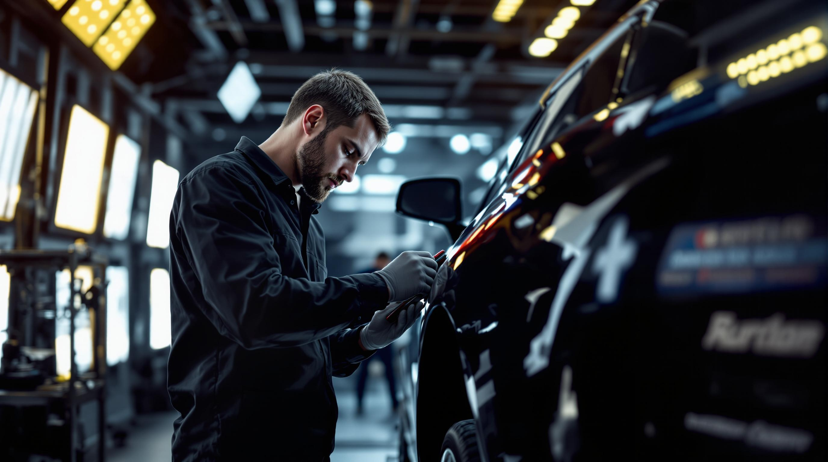 Carrossier au travail